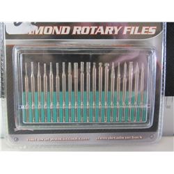 20 piece Diamond rotary files / dremel