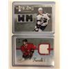 Image 1 : 2009-10 SPX WINNING MATERIALS DUSTIN BROWN & 2005-06 UD - Brent Seabrook - Fresh Ice