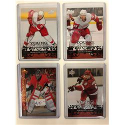 YOUNG GUNS HOCKEY CARD LOT (ERICSSON, HELM, ABDELKADER, ELLIOT)