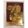 Image 1 : BRETT FAVRE 1991 Draft Pick FEEL THE GAME Gold Card Rookie - Football Textured