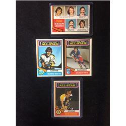 1973-74 NHL ALL-STAR HOCKEY CARDS LOT