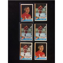 1974-75 TOPPS HOCKEY TRADING CARDS LOT (MARCEL DIONNE, ALEX DELVECCHIO)