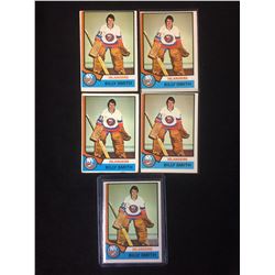 1974-75 Topps Billy Smith #82 HOCKEY CARDS LOT