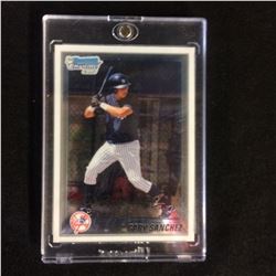 2010 BOWMAN CHROME GARY SANCHEZ ROOKIE BASEBALL CARD