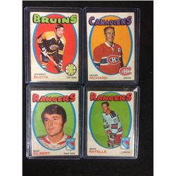 1971-72 O-PEE-CHEE HOCKEY CARD LOT