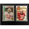 Image 1 : O.J SIMPSON FOOTBALL TRADING CARDS LOT