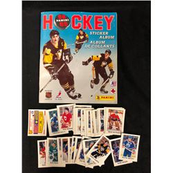 1988-89 PANINI HOCKEY STICKER ALBUM W/ STICKERS