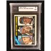 Image 1 : 1966 TOPPS #215 N.L BATTING LEADERS (7 NM) KSA GRADED