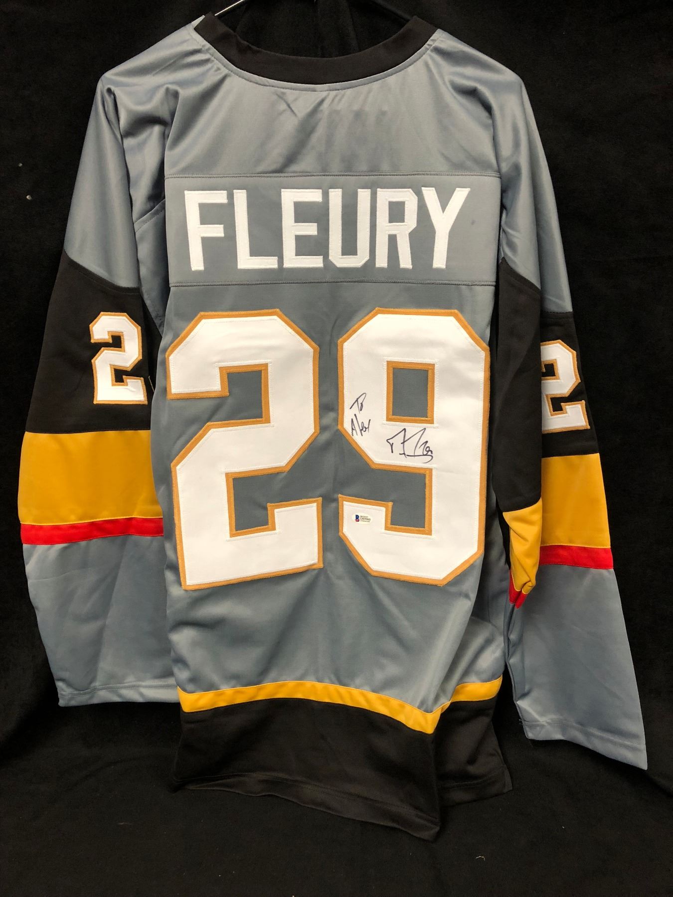 marc andre fleury signed jersey