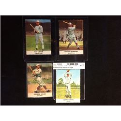 VINTAGE BASEBALL TRADING CARDS LOT (LAJOIE, HORNSBY, SISLER, GROVE)