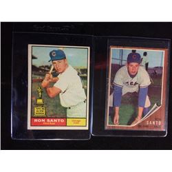RON SANTO BASEBALL CARDS LOT (CHICAGO CUBS)