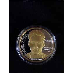 ONE OUNCE SILVER LIMITED EDITION PAVEL BURE COIN (123) VANCOUVER CANUCKS