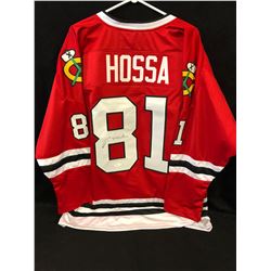 Marian Hossa Signed Black Hawks Jersey (JSA COA)