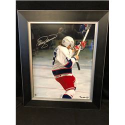 LIMITED EDITION TEEMU SELANNE AUTOGRAPHED 20" X 24" FRAMED PHOTO W/ UPPER DECK COA