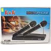 NEW K & K WIRELESS MICROPHONE SET