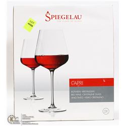 SPIEGELAU 2PC CAPRI RED WINE GLASS SET