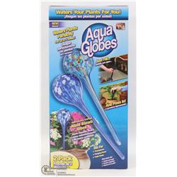 2 PACK OF AQUA GLOBE PLANT WATERING DEVICES