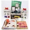 Image 1 : ESTATE BOX OF CRAFTING ITEMS INCLUDING RHINESTONE