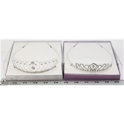 LOT OF 2 TIARAS