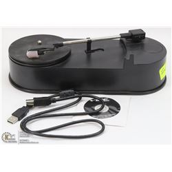 VIBE SOUND MINI PORTABLE USB TURNTABLE WITH