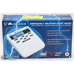 NEW MIDLAND WR-100 WEATHER ALERT ALL