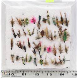50 ASSORTED FLY FISHING LURES