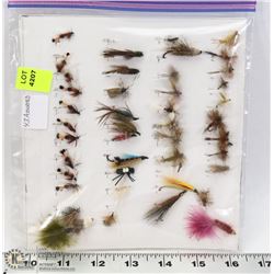 43 ASSORTED FLY FISHING LURES