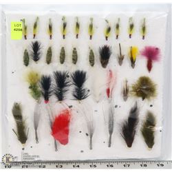 36 ASSORTED FLY FISHING LURES