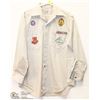 VINTAGE SCOUTS CANADA UNIFORM SHIRT WITH BADGES