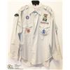 VINTAGE SCOUTS CANADA UNIFORM SHIRT WITH BADGES