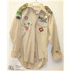 Image 1 : VINTAGE SCOUTS CANADA UNIFORM SHIRT WITH BADGES