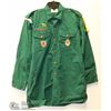 Image 1 : VINTAGE SCOUTS CANADA UNIFORM SHIRT WITH BADGES