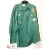 Image 1 : VINTAGE SCOUTS CANADA UNIFORM SHIRT WITH BADGES