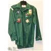 Image 1 : VINTAGE SCOUTS CANADA UNIFORM SHIRT WITH BADGES