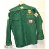 Image 1 : VINTAGE SCOUTS CANADA UNIFORM SHIRT WITH BADGES