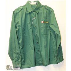 VINTAGE SCOUTS CANADA UNIFORM SHIRT WITH BADGES