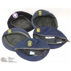BAG OF 5 ASSORTED SCOUTS CANADA COLLECTIBLE HATS