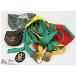BAG OF ASSORTED SCOUTS CANADA COLLECTIBLES INCLUDE