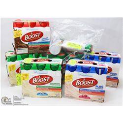 LARGE GROUP OF BOOST MEAL DRINKS