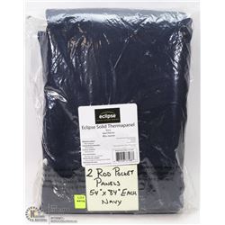 2 ROD POCKET PANELS 54" X 84"