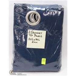 2 GROMMET TOP PANELS 54" X 84"