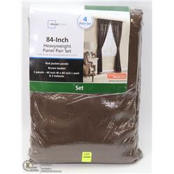 MAINSTAYS 84" HEAVYWEIGHT PANEL PAIR SET