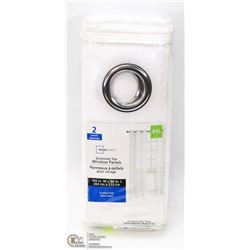 MAINSTAYS 2 GROMMET TOP WINDOW PANELS 104" X 84"