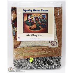 TAPESTRY WOVEN THROW 60" X 50"