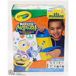 CRAYOLA MINIONS MARKER AIRBRUSH SET