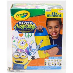 CRAYOLA MINIONS MARKER AIRBRUSH SET