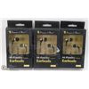 Image 1 : LOT OF 3 HI FIDELITY 3.5MM EARBUD HEADPHONES