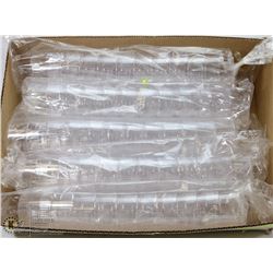 1 BOX PLASTIC WINE GLASSES