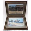 Image 1 : LOT OF 2 WESTERN FRAMED PICTURES
