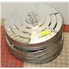 Image 1 : 6 METAL GARBAGE CAN LIDS    ( HOME )